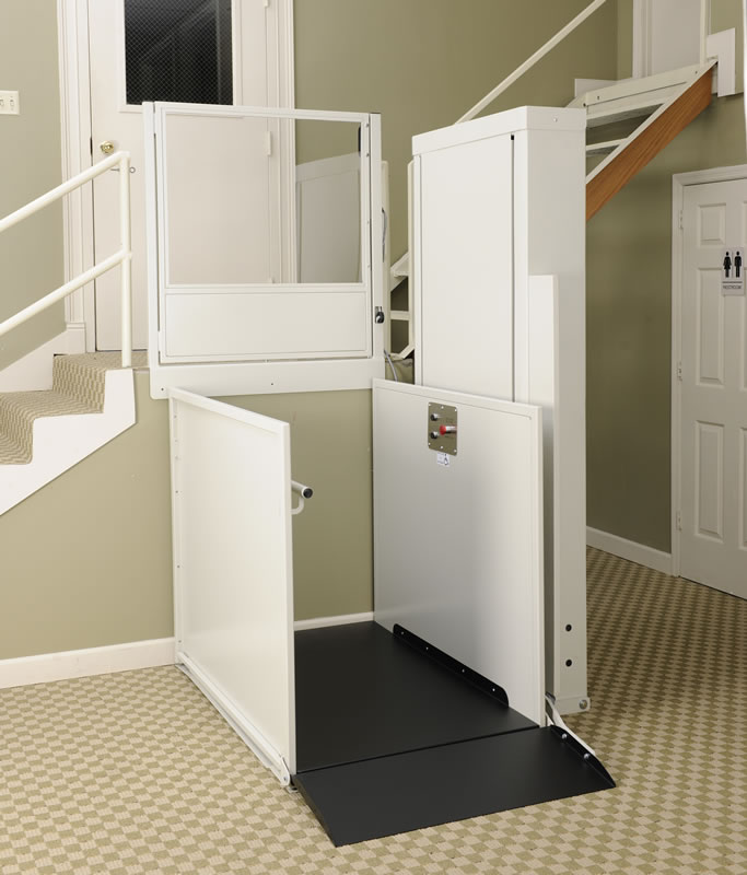 Unenclosed Vertical Platform Wheelchair Lift by HomeLift