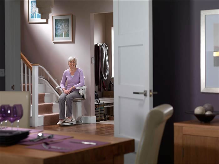Curved Stannah Stairlift by Homelift Mobility Solutions