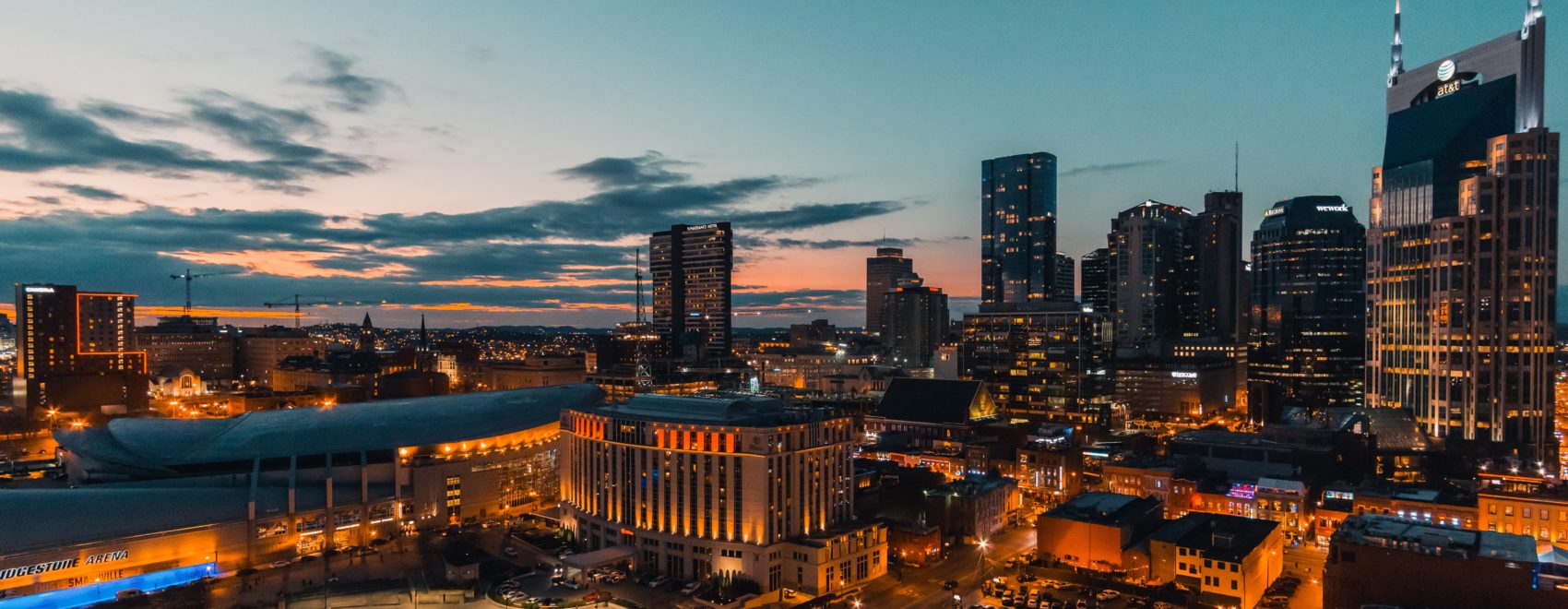 Cityscape of Nashville Tennessee