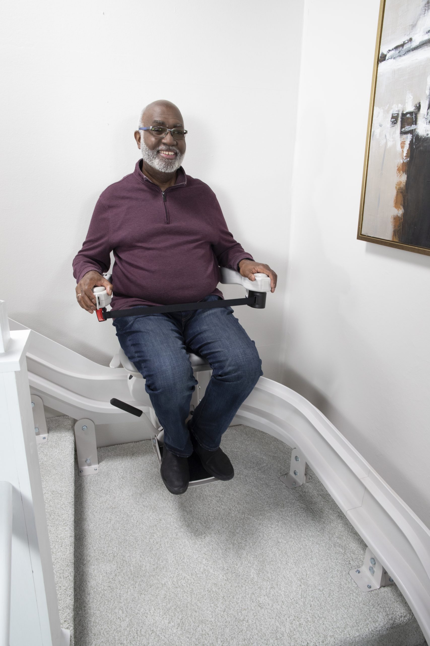 Bruno Elite Curved Stairlift