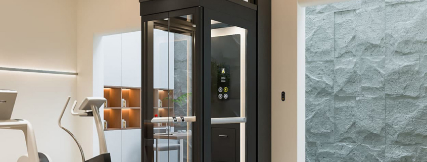 Antera Luxury Home Elevator In Black